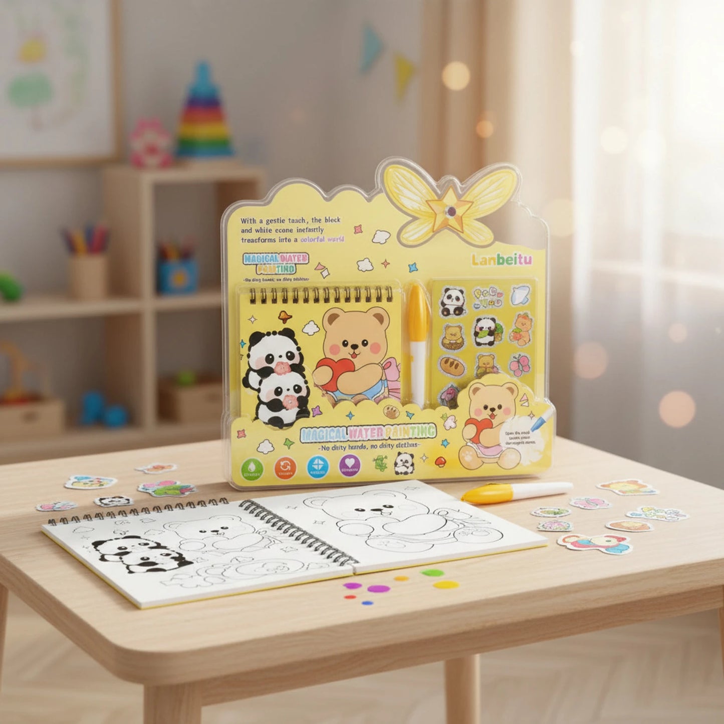 Magical Water Painting Book